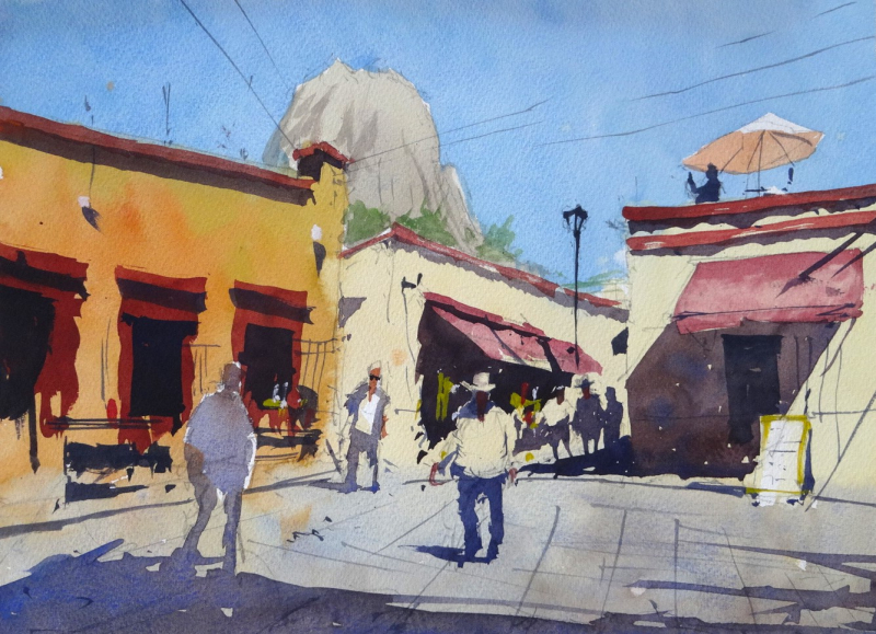 Bernal Mexico and the Monolith by Tim Wilmot