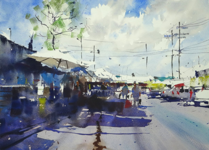 Entrance to Market 23 Cancun Mexico