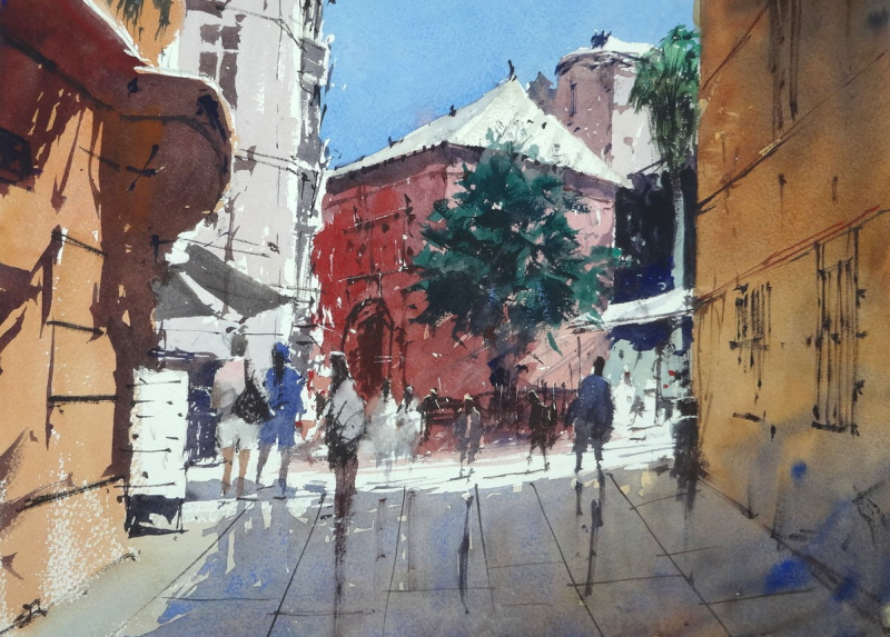 Calle Santa Maria  Malaga  Spain