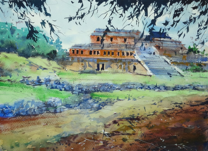 The Palace at Labna  Yucatan  Mexico