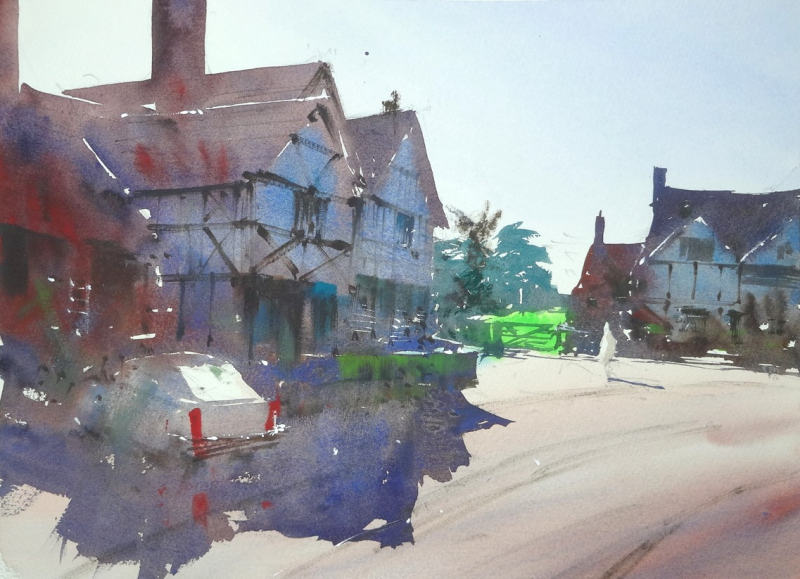 Corner of High Street and West Street  Laycock