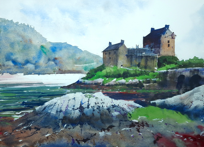 Eilean Donan Castle Low Tide