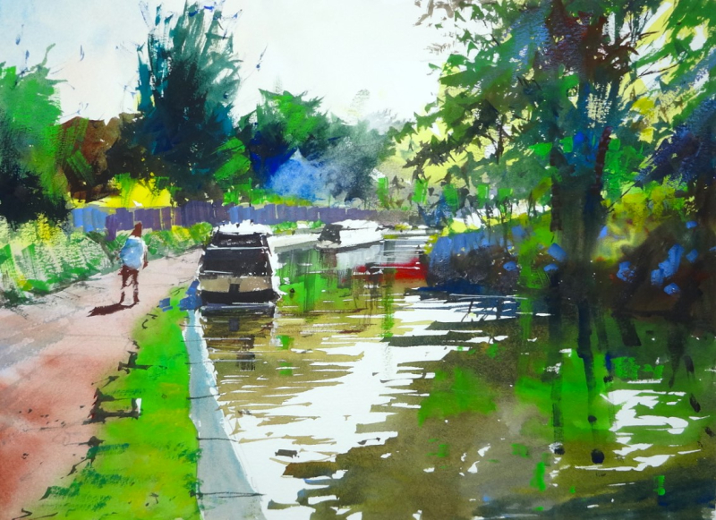 Bend in the Canal Bradford on Avon