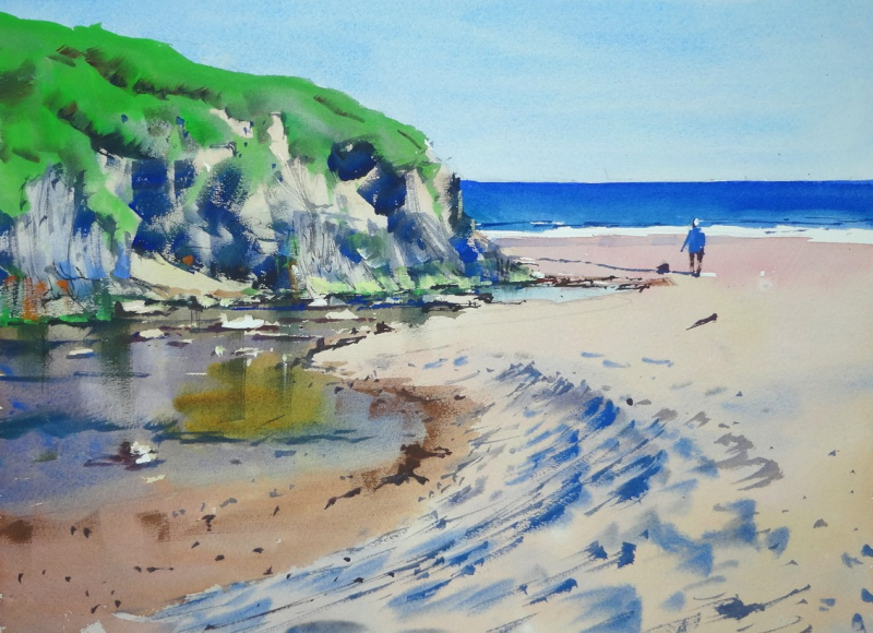 Cliffside Pool Holywell Bay Beach Cornwall