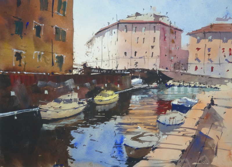 Scali del Ponte di Marmo  Livorno  Italy