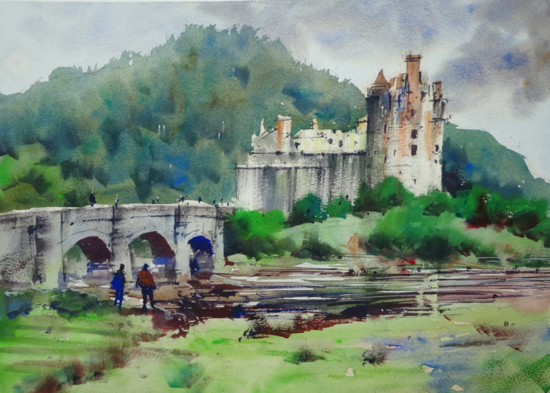 Eilean Donan Castle Low Tide #2