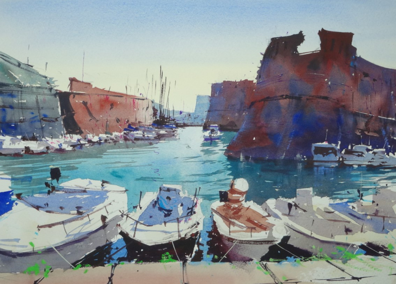 Harbour and Fortezza Vecchia  Livorno