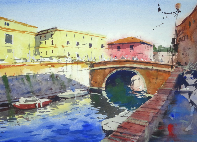 Ponte dei Domenicani  Livorno  Italy