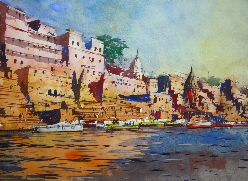 Varanasi from the Ganga