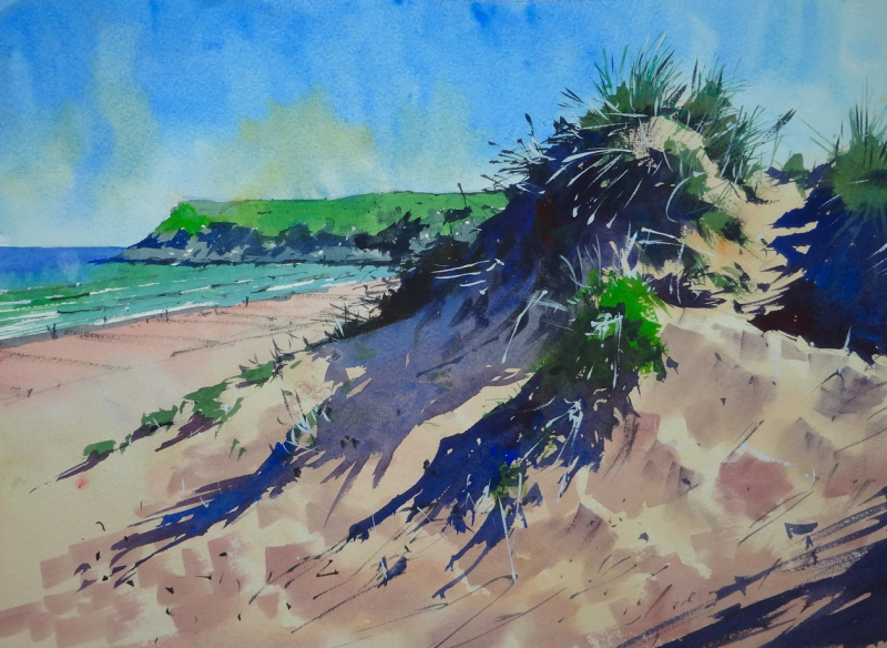 Sand Dunes to Kelsey Head  Cornwall