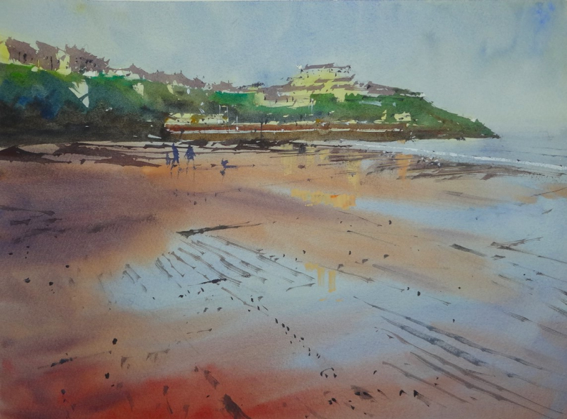 Towan Beach Newquay Low Tide