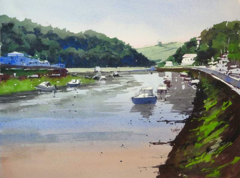 Views up the East Looe River Views up the East Looe River