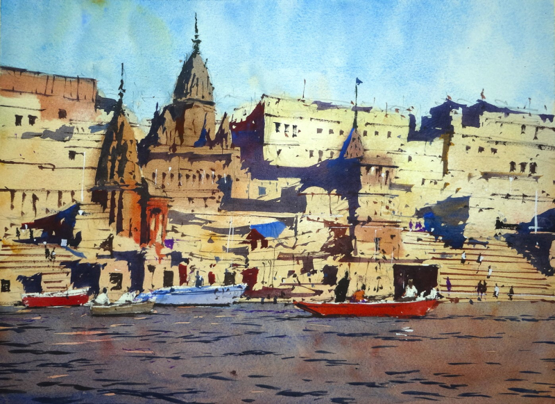 Varanasi from the Ganga #2