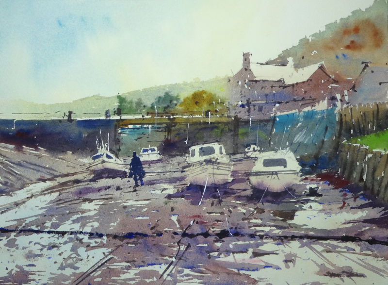 Porlock Weir Low Tide 2 - Mud