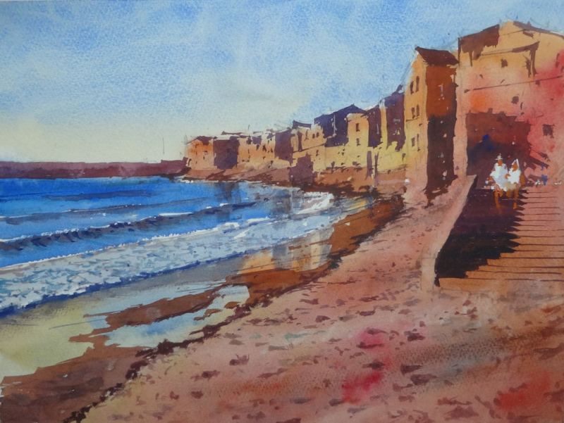 Patreon Painting Weekend - #4 - Cefalu  Sicily 