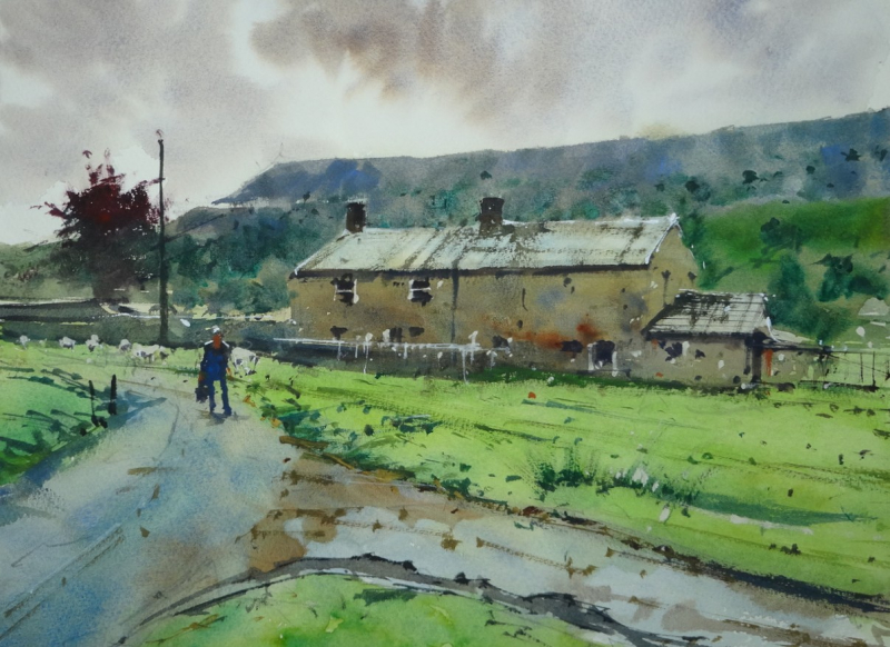 Reeth  Upper Swaledale  North Yorkshire UK