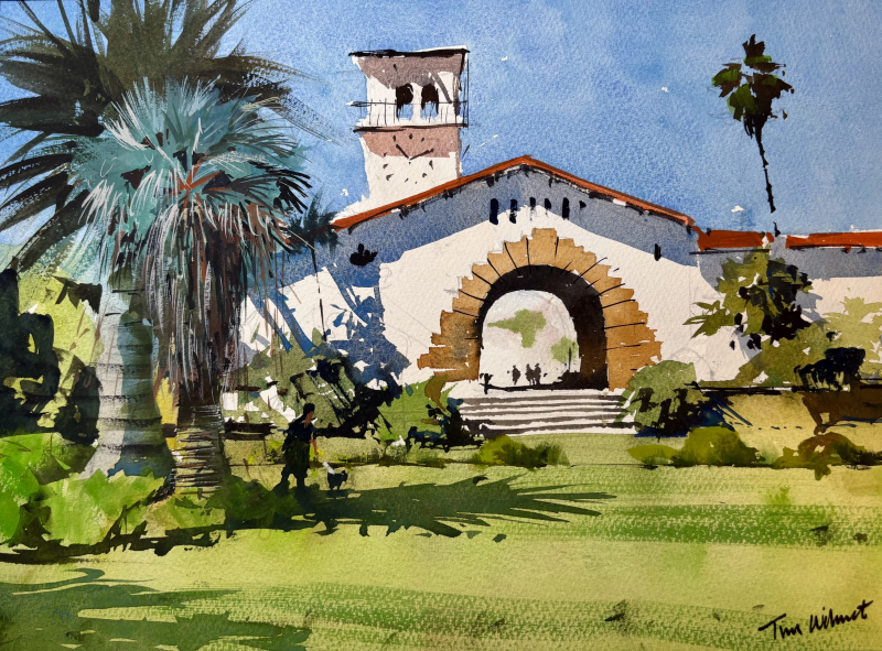 Tims Courthouse Painting